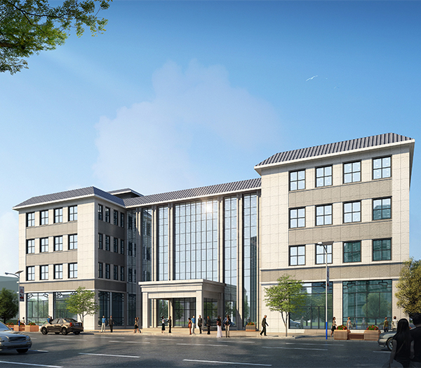 沙洋中醫院幕墻工程效果圖